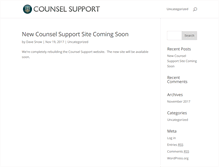 Tablet Screenshot of counselsupport.net